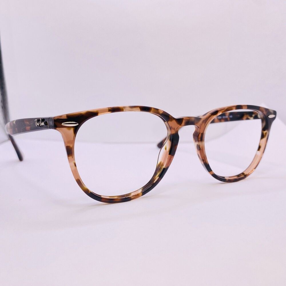 Ray-Ban Eyeglasses Frames RB 3716-V-M 2890 50-22-145 Gold Black Authentic
